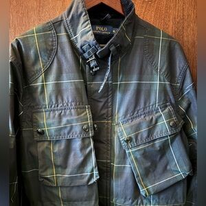 Polo Ralph Lauren plaid waxed field jacket